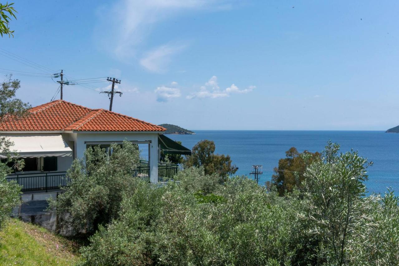 Ftelia House Villa Szkiáthosz Kültér fotó